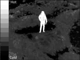 Termocamera che permette di vedere e registrare il passaggio della colata 