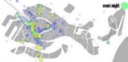 Heat map durante Venetonight