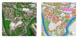 La classificazione tematica ricavata utilizzando le ortofoto multispettrali e il modello 3D