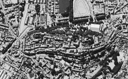 Il modello digitale elaborato dal rilievo LiDAR sulla città di Feltre