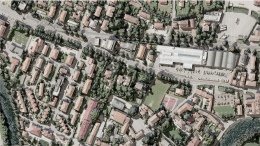 Il risultato della fusione tra modello 3D e ortofoto