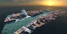 Il modello 3D ricavato dal Dense Image Matching su Venezia (Madonna della Salute)