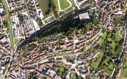 Le ortofoto acquisite da piattaforma aerea su Feltre (5cm/pixel)