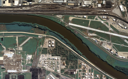 Un'immagine acquisita dal satellite GEOEYE-1