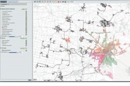 Esempio di composizione di un tema informativo mediante sovrapposizione dei livelli cartografici.